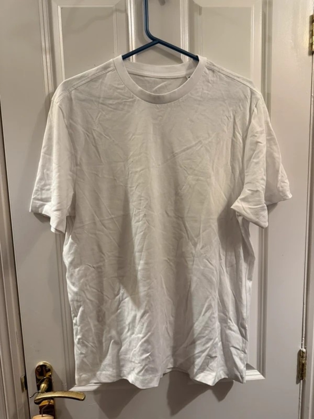 Classic White Crew Neck T-Shirt - Men's